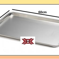 ALUMINIUM TRAY FOR INDUSTRIAL OVEN 60 X 40 CM