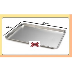 ALUMINIUM TRAY FOR INDUSTRIAL OVEN 60 X 40 CM ALUMINIUM TRAY FOR INDUSTRIAL OVEN 60 X 40 CM
