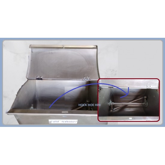 FLOUR MIXER HORIZONTAL DOUGH MIXER 50KG 