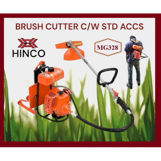 HINCO BRUSH CUTTER MG328 C/W STD ACCS / MESIN POTONG RUMPUT / MESIN RUMPUT