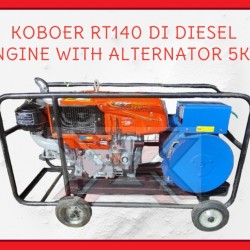 KOBOER RT140 DI DIESEL ENGINE COMPLETE WITH ALTERNATOR 5KW