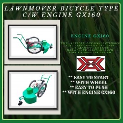 LAWNMOVER BICYCLE TYPE C/W HONDA GASOLINE ENGINE GX160
