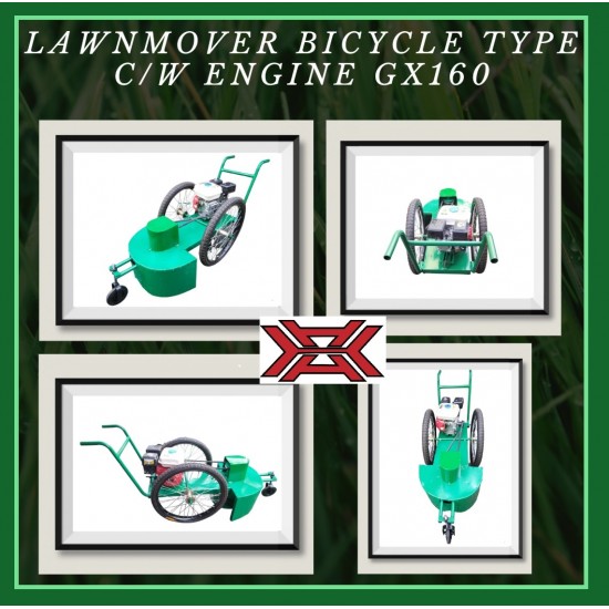 LAWNMOVER BICYCLE TYPE C/W HONDA GASOLINE ENGINE GX160