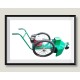 LAWNMOVER BICYCLE TYPE C/W HONDA GASOLINE ENGINE GX160