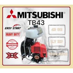 MITSUBISHI BRUSH CUTTER TB43 C/W STD ACCS / MESIN RUMPUT / GRASS CUTTER / MESIN POTONG RUMPUT