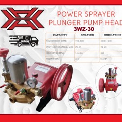 POWER SPRAYER PLUNGER PUMP HEAD 3WZ-30
