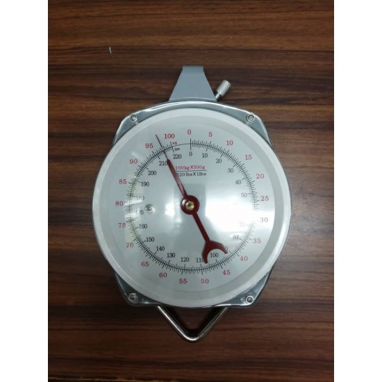 Spring-dial hoist scale