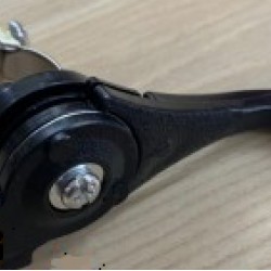 Throttle lever for knapsack brush cutter