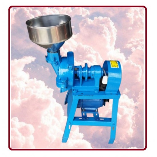 CHILLI AND BEAN GRINDER MACHINE 6" C/W 1/2HP MOTOR
