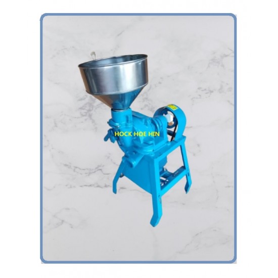 CHILLI AND BEAN GRINDER MACHINE 6" C/W 1/2HP MOTOR