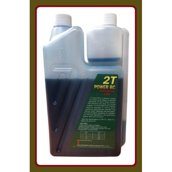 2T POWER BC MOTOR OIL 1 LITRE 1:50