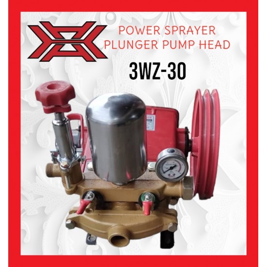 POWER SPRAYER PLUNGER PUMP HEAD 3WZ-30