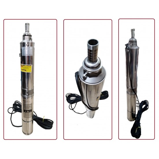 HINCO STAINLESS STEEL SUBMERSIBLE TUBE WELL PUMP (ANTI-SAND), 900 WATT