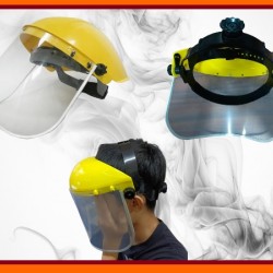 GRASS TRIMMER SAFETY CAP(ADJUSTABLE) PROTECTION FULL FACE SHIELD