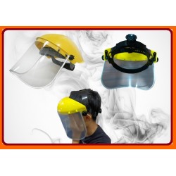 GRASS TRIMMER SAFETY CAP(ADJUSTABLE) PROTECTION FULL FACE SHIELD